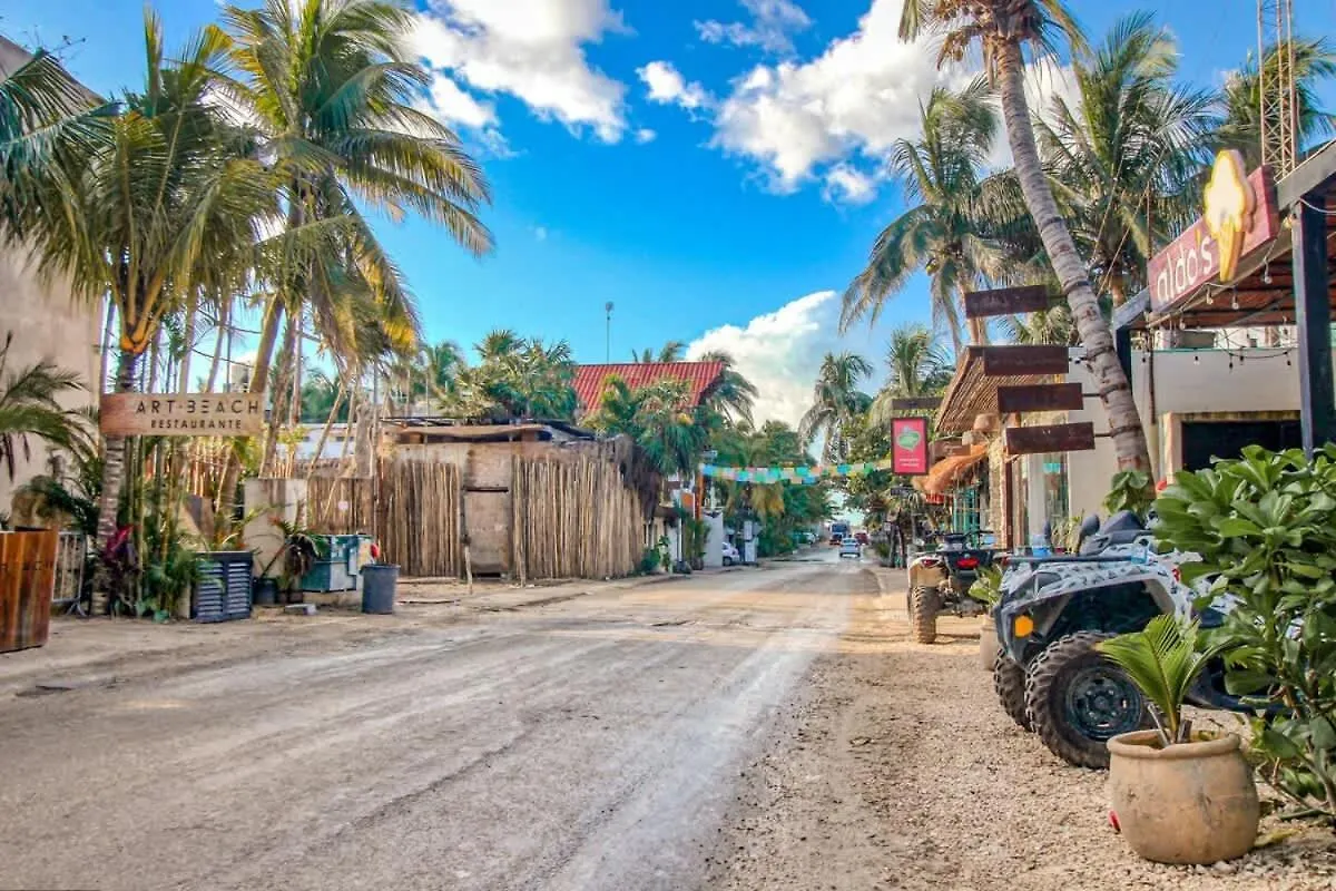 Main Street To The Beach At Coba Av Tulum